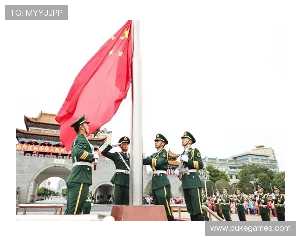 开幕式国旗入场环节，三地同步升旗仪式激发情感共鸣
